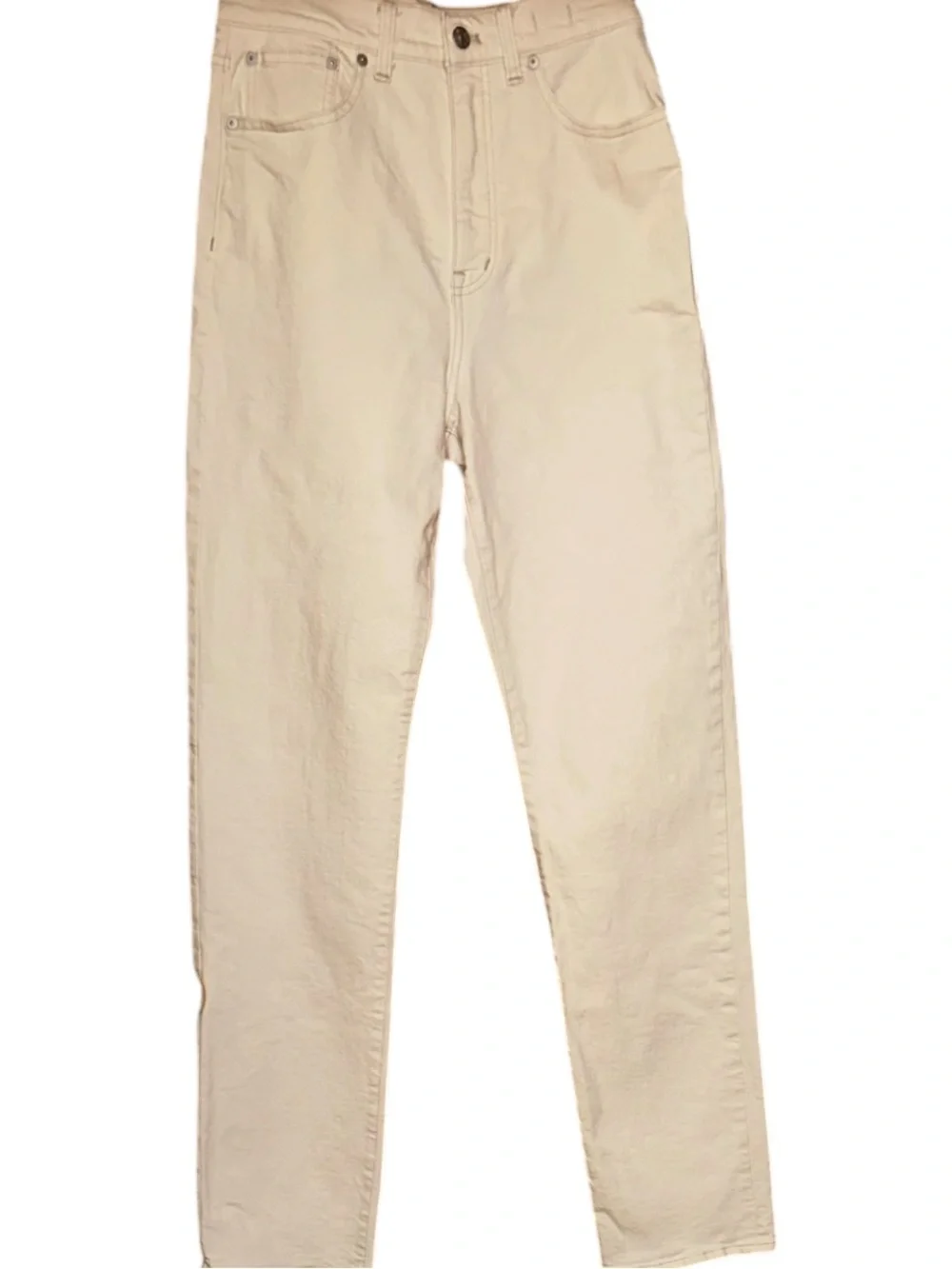 Madewell Natural Beige High-Rise Jeans